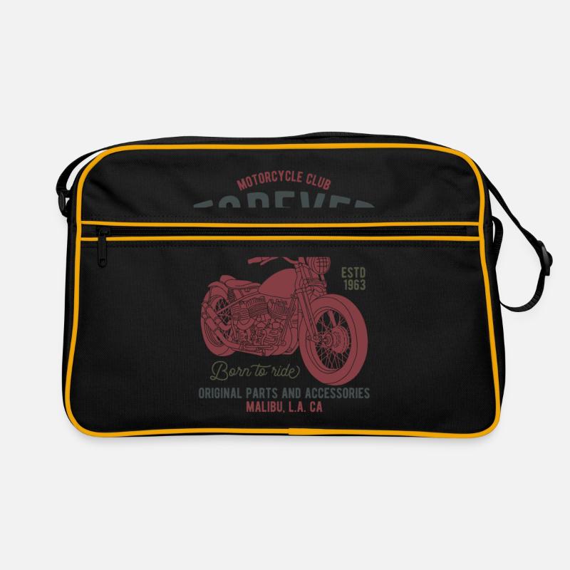 Motorcycle Motorcycle Biker Motorcyclist Gift Retro Bag