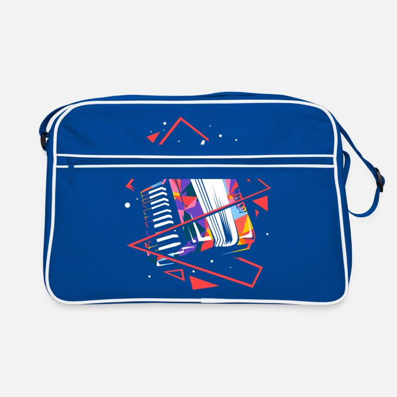 Akkordeon Polygon Retro Tasche