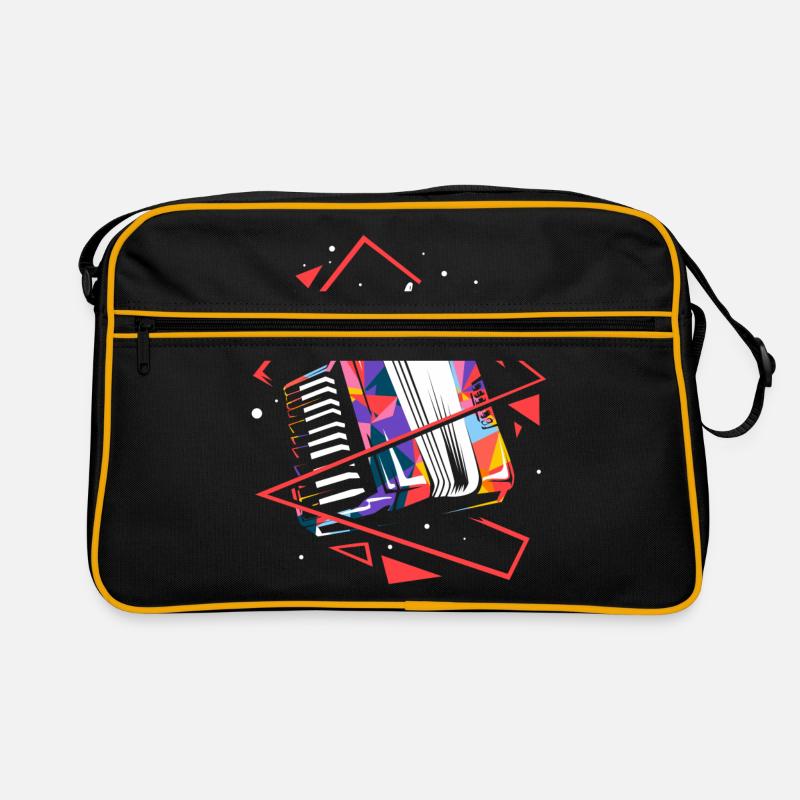 Polygone accordéon Sac Retro