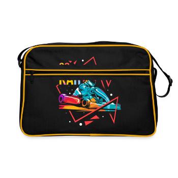 Polygone de GoKart - Sac Retro - noir/or - Devant