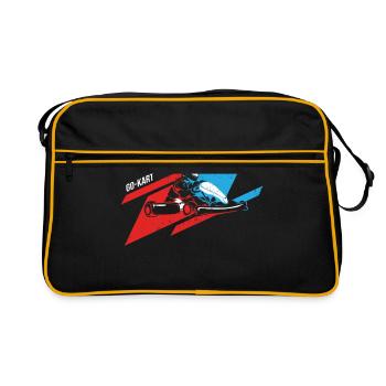 GoKart - Sac Retro - noir/or - Devant