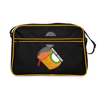 haricots en conserve - Sac Retro - noir/or - Devant