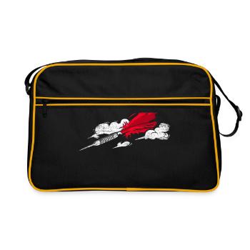 Fléchettes flèche cadeau - Sac Retro - noir/or - Devant