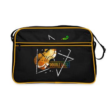 Polygone violon double basse - Sac Retro - noir/or - Devant