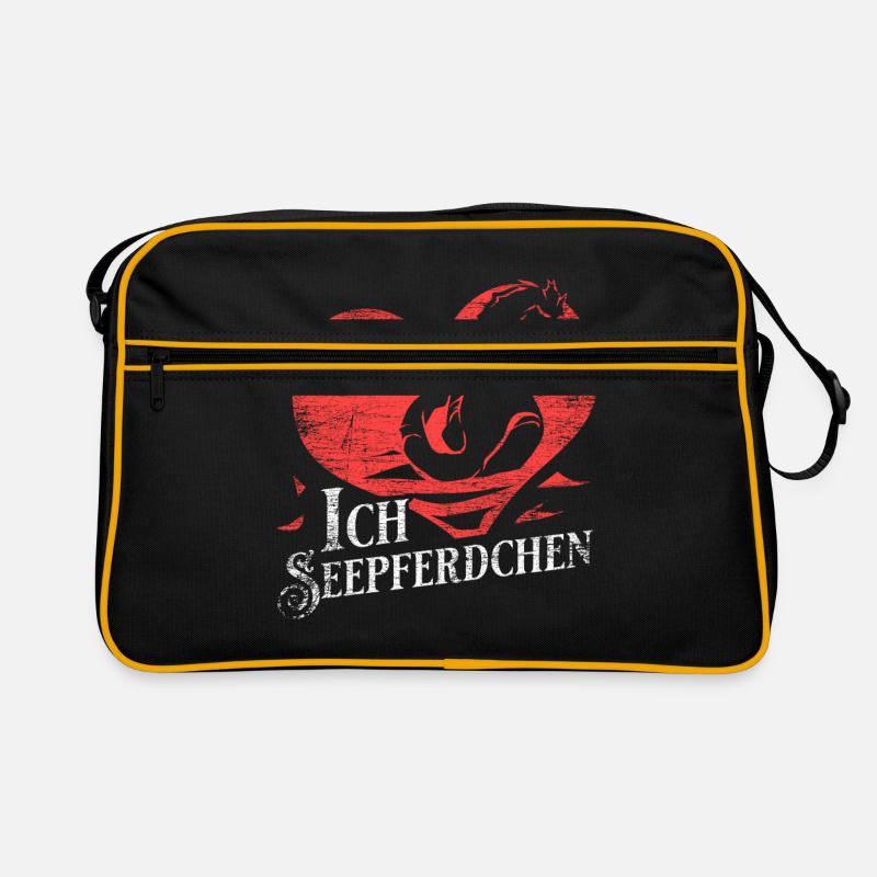 Seepferdchen Liebe Geschenk Retro Tasche