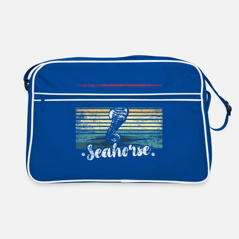 Seepferdchen Retro Tasche