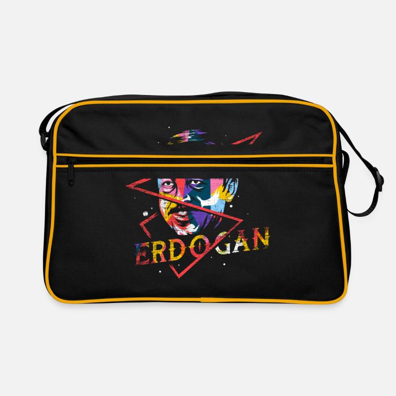Erdogan Polygon Geschenk Retro Tasche