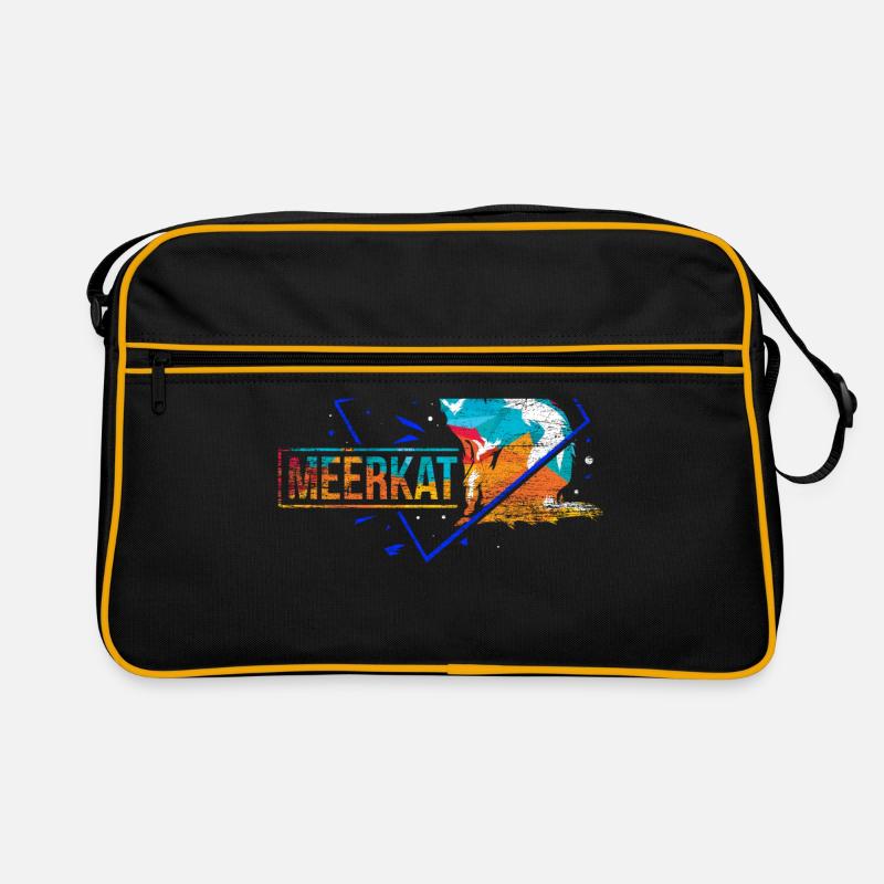 Erdmännchen Polygon Geschenk Retro Tasche