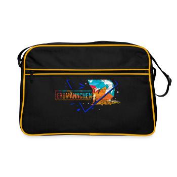 Surpère cadeau polygone - Sac Retro - noir/or - Devant
