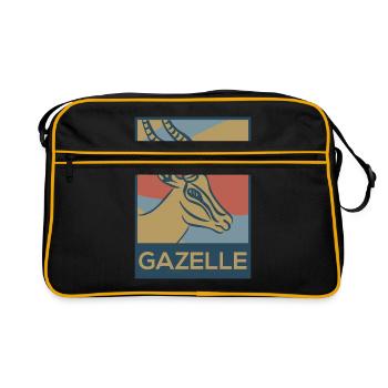gazelle - Sac Retro - noir/or - Devant