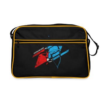 tir à l'arc - Sac Retro - noir/or - Devant
