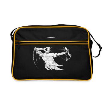 tir à l'arc - Sac Retro - noir/or - Devant