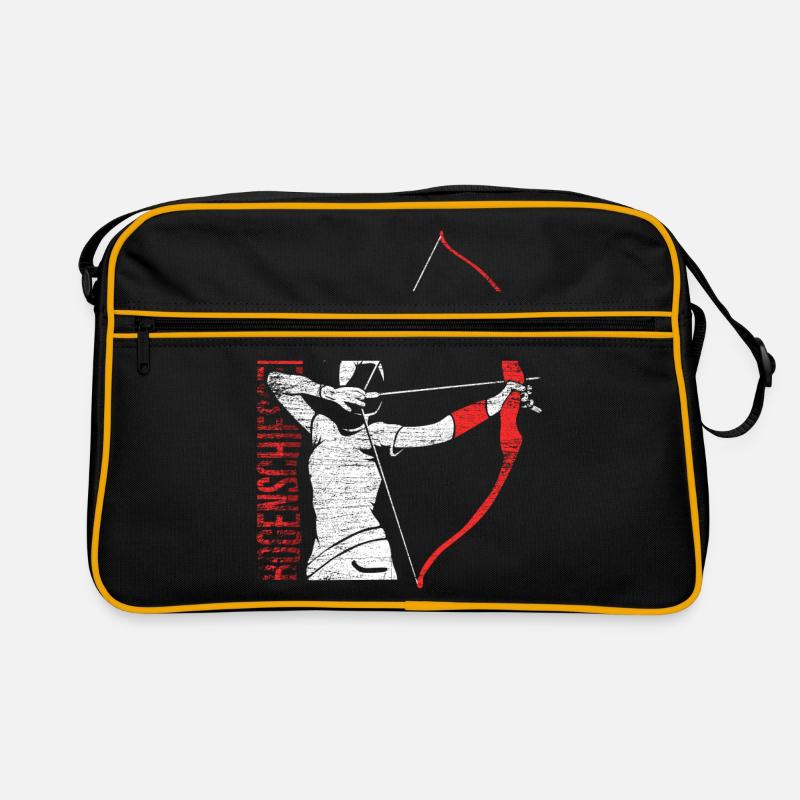 Bogenschießen Retro Tasche