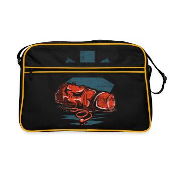Emergency medic paramedic gift - Retro Bag - black/gold - Front