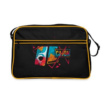 cajón - Sac Retro - noir/or - Devant
