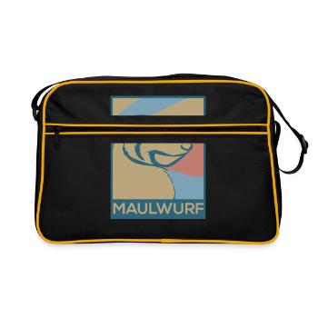taupe - Sac Retro - noir/or - Devant