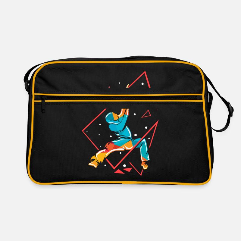 Bouldern Polygon Retro Tasche