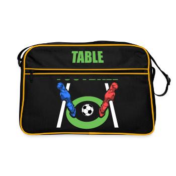 table football - Retro Bag - black/gold - Front