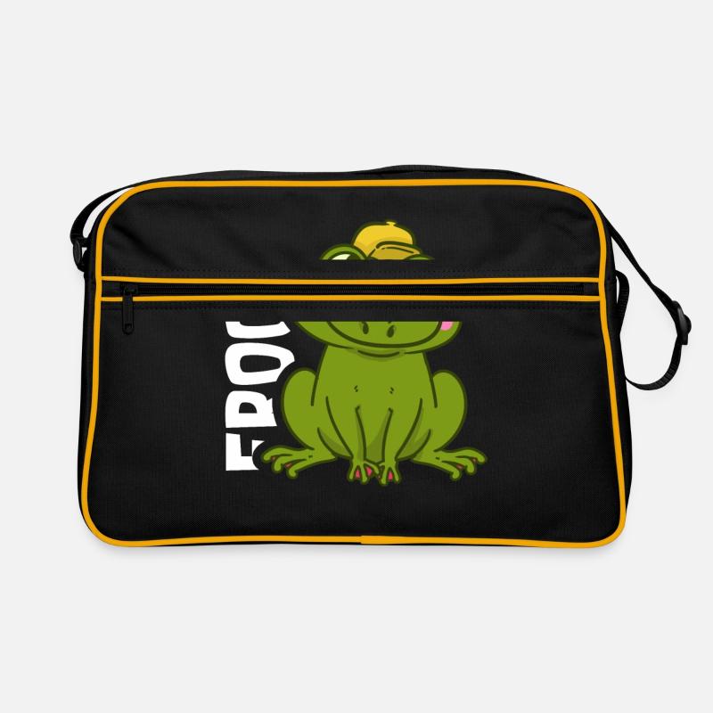 Frösche Retro Tasche