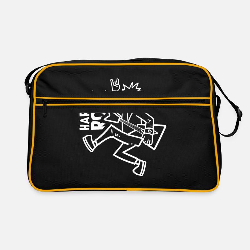 Hard rock - Retro Bag - black/gold