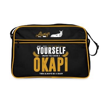 okapi - Retro Bag - black/gold - Front
