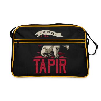 tapirs - Sac Retro - noir/or - Devant
