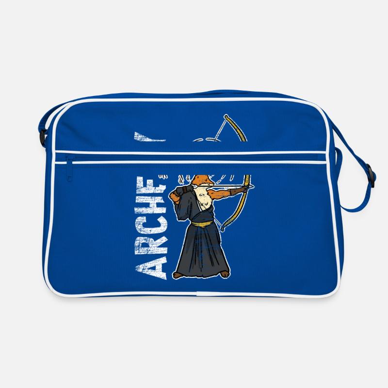 Bogenschießen Fuchs Geschenk Retro Tasche
