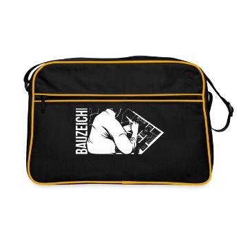 dessinateur - Sac Retro - noir/or - Devant