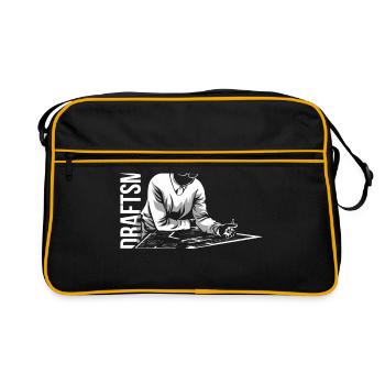 dessinateur - Sac Retro - noir/or - Devant