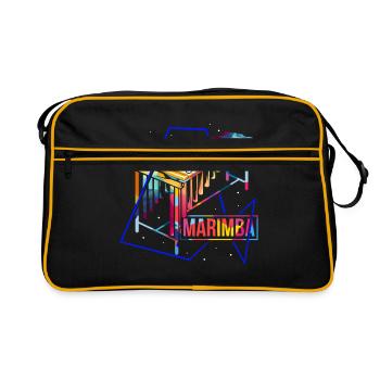 Polygone de Marimba - Sac Retro - noir/or - Devant