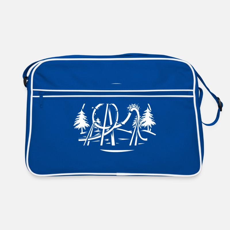 Achterbahn Retro Tasche