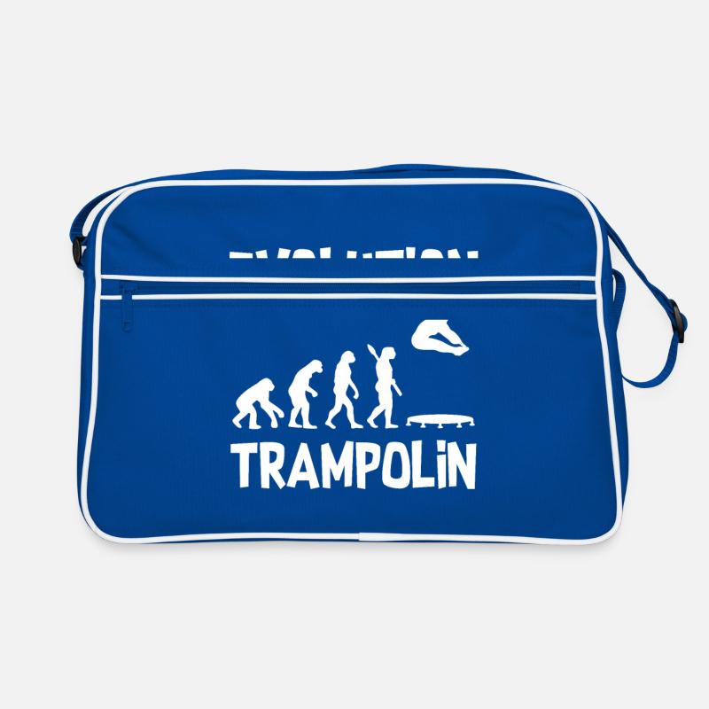 Trampolin Entwicklung Retro Tasche