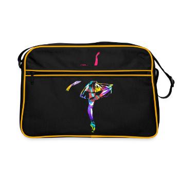 Polygone de ballet - Sac Retro - noir/or - Devant