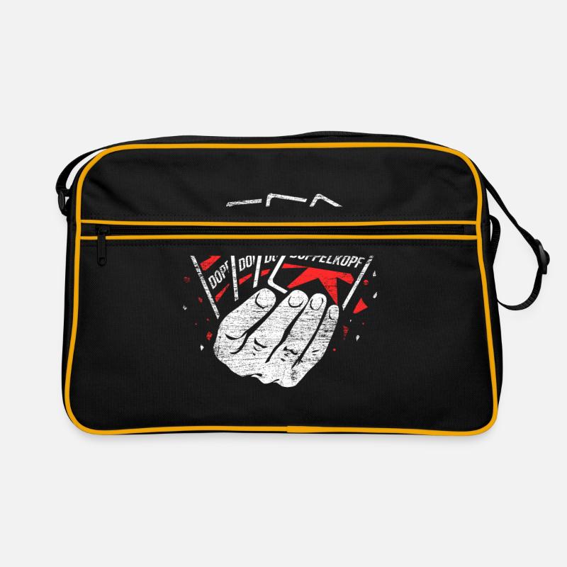 Doppelkopf Geschenk Retro Tasche