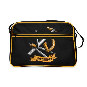 dessinateur - Sac Retro - noir/or - Devant
