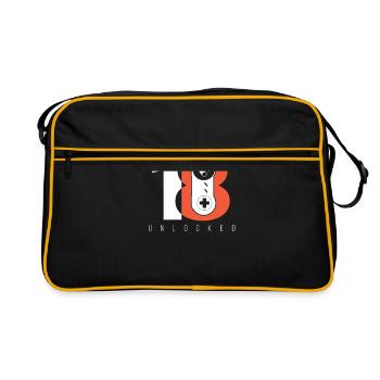 18th birthday - Retro Bag - black/gold - Front