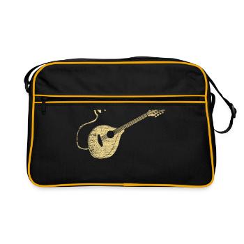 Mandola Geschenk - Sac Retro - noir/or - Devant