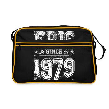 40ème anniversaire en 1979 - Sac Retro - noir/or - Devant