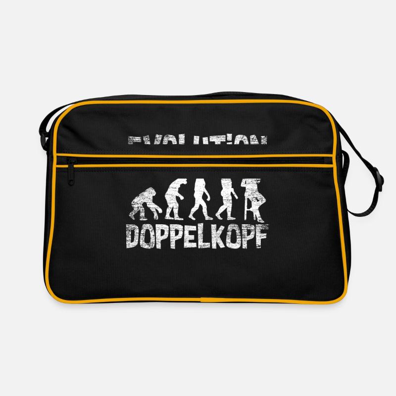 Doppelkopf Geschenk Retro Tasche