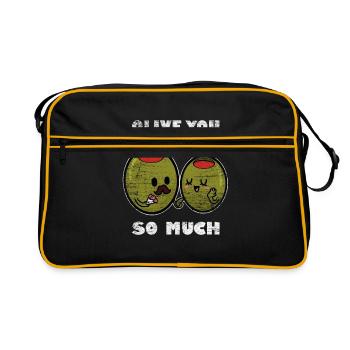 Olives gift - Retro Bag - black/gold - Front