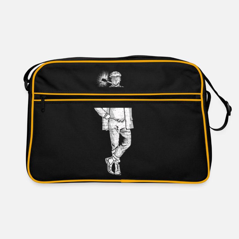 Schornsteinfeger - Retro Tasche - Schwarz/Gold