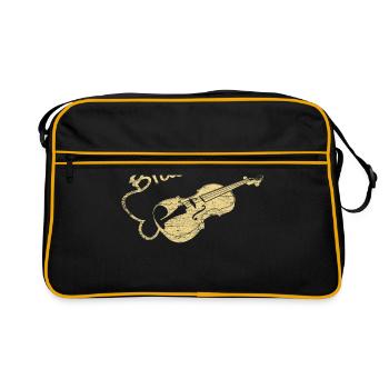Cadeau alto - Sac Retro - noir/or - Devant