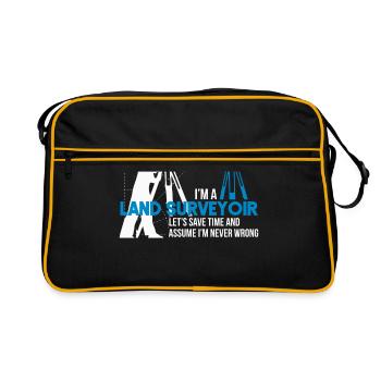 arpenteur - Sac Retro - noir/or - Devant