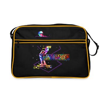 Longboards Polygon - Retro Bag - black/gold - Front