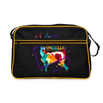 gazelle - Sac Retro - noir/or - Devant
