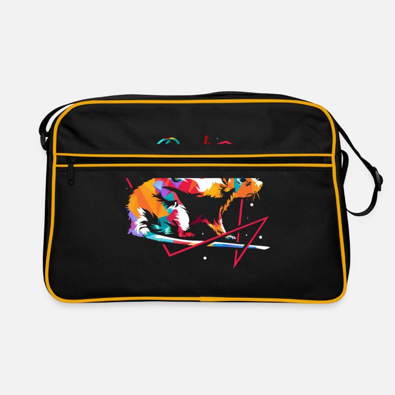 Ratte Polygon Retro Tasche