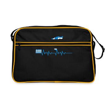 Greece - Retro Bag - black/gold - Front