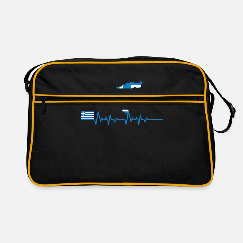 Greece - Retro Bag - black/gold