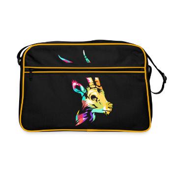 gazelle - Sac Retro - noir/or - Devant