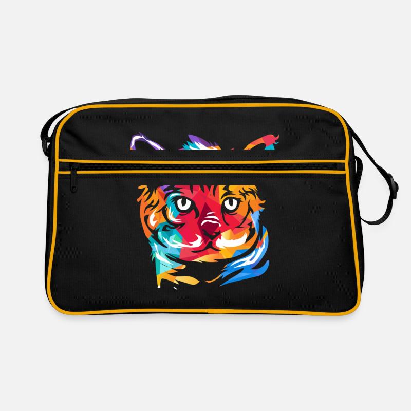 Bengalkatze Geschenk Retro Tasche